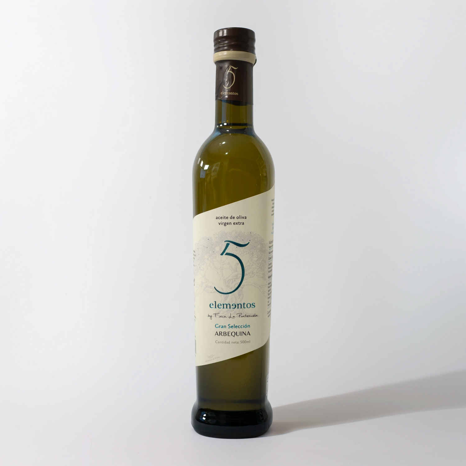 5 elementos gran selección arbequina 500ml aceite de oliva virgen extra