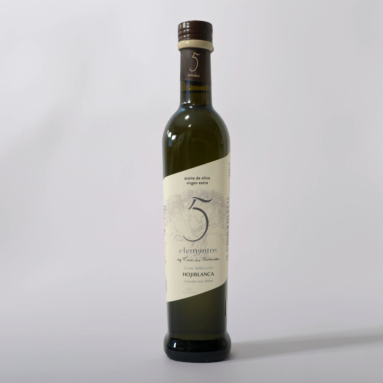 5 elementos gran selección hojiblanca 500ml aceite de oliva virgen extra