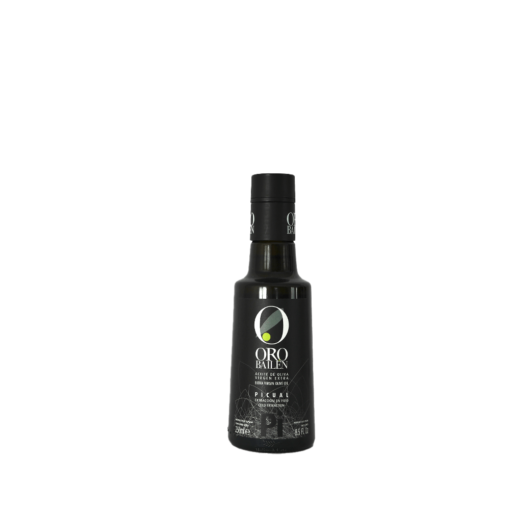 Botella de aceite de Oliva Virgen Extra Oro Bailén Picual 250ml