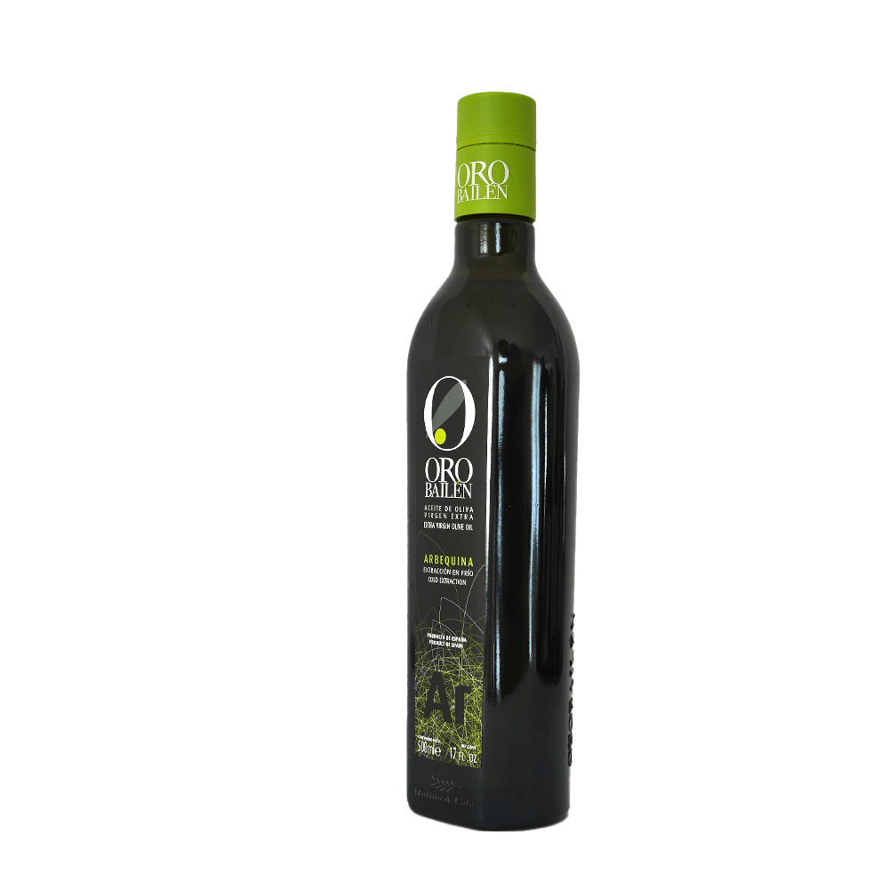 Oro Bailén arbequina 500ml perfil derecho
