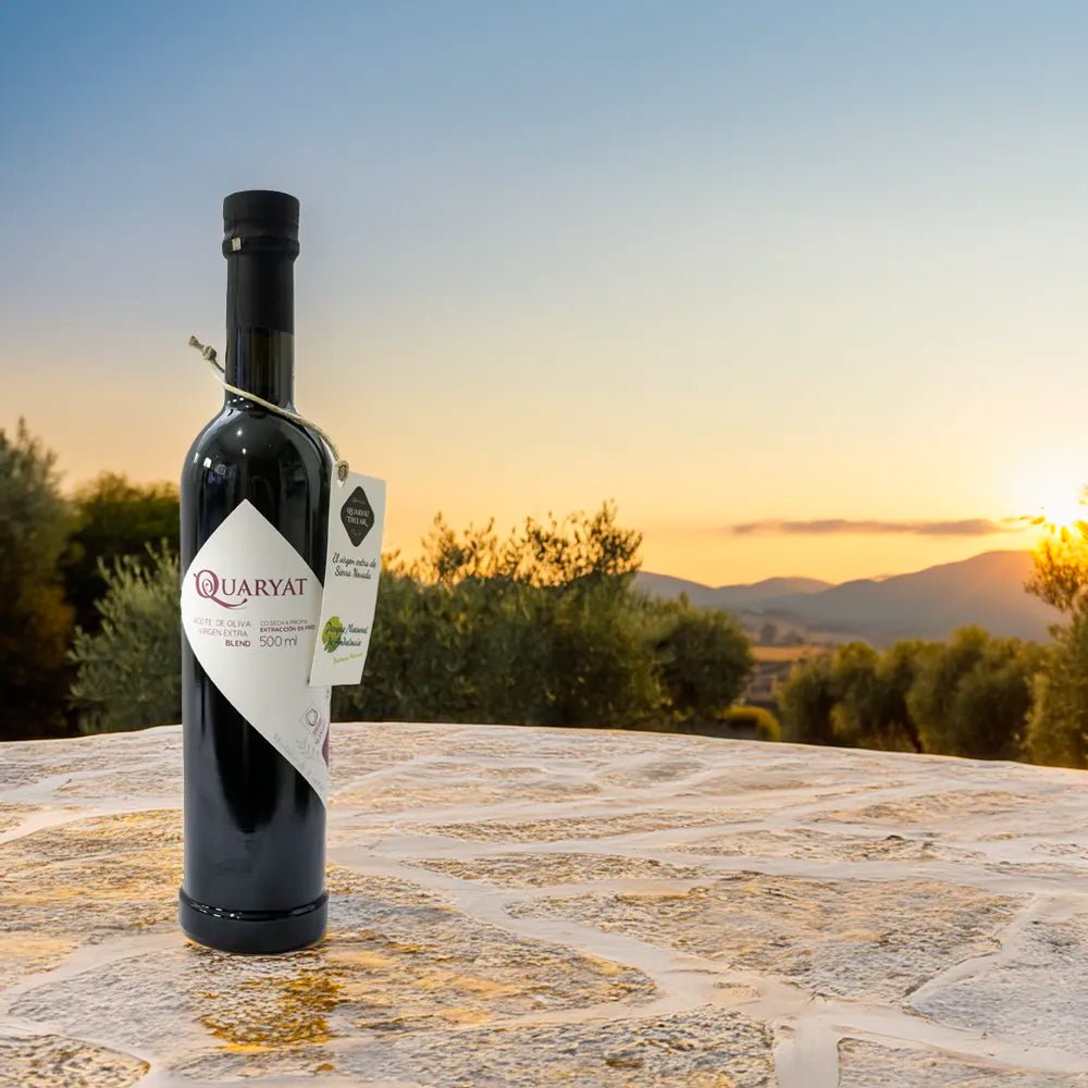 Quaryat blend 500ml al atardecer con sierra nevada