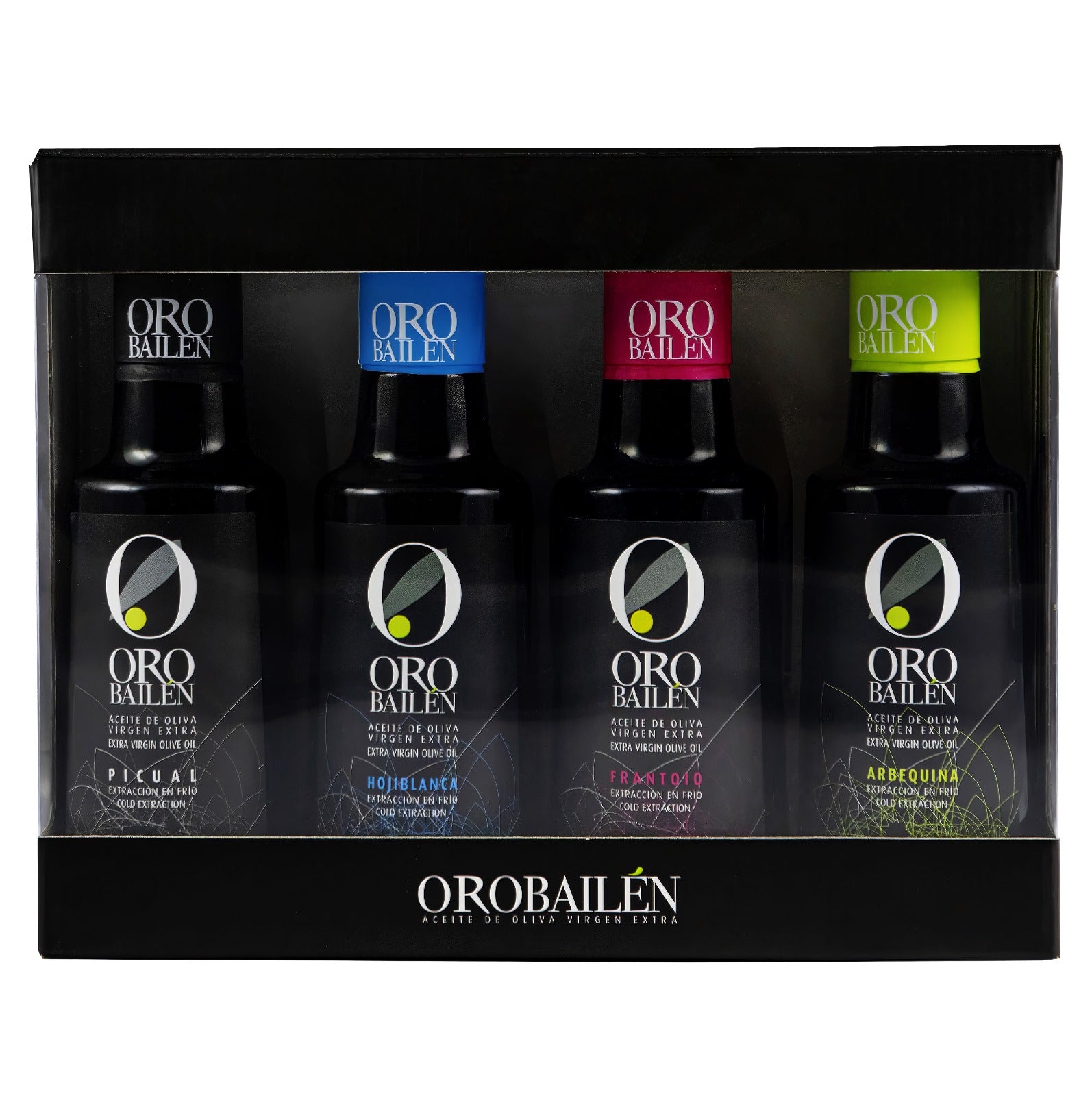 Estuche de cuatro variedades 250ml de Oro Bailen