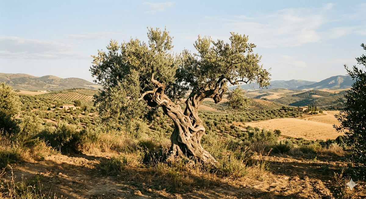 Mar de olivos en Andalucia