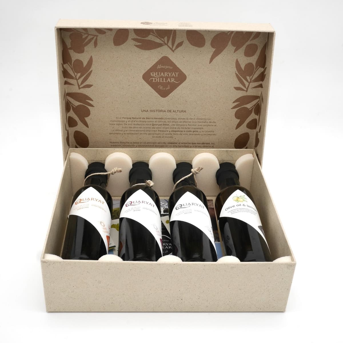 Estuche cuatro variedades Quaryat Dillar - Estuche-Quaryat-Dillar-Abierto