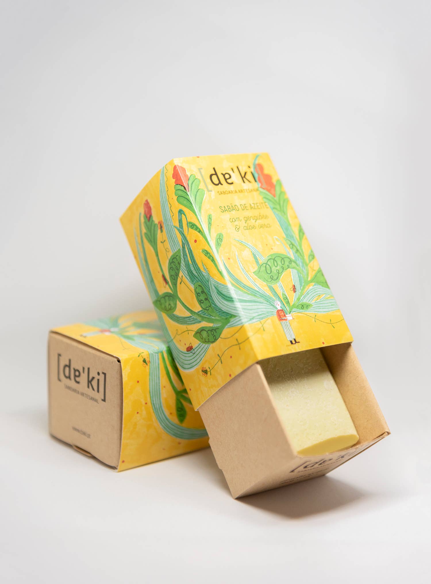 Jabón de Aceite de Oliva con Jengibre y Aloe Vera