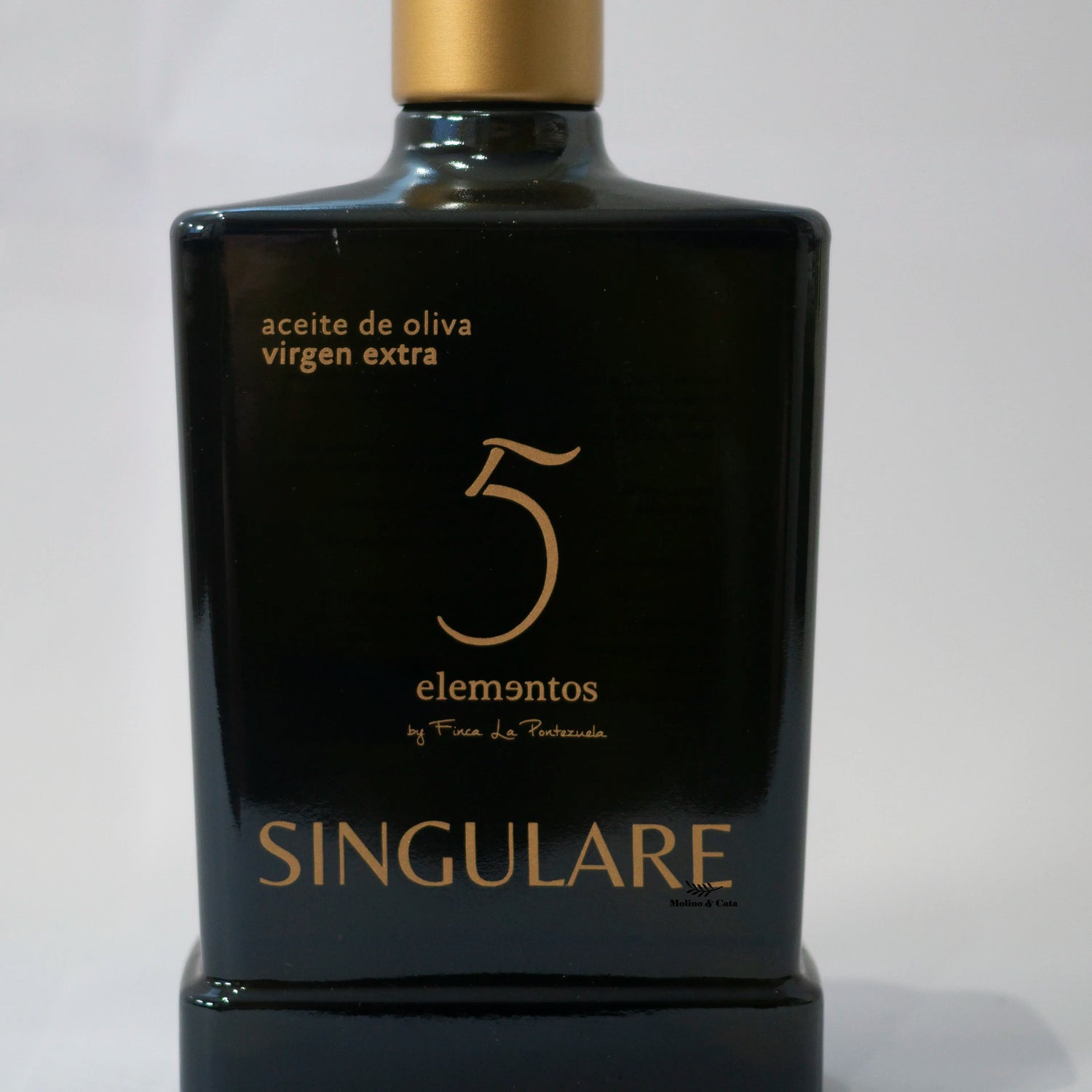 5 elementos Singulare 500ml aceite de oliva virgen extra de la variedad Picual botella lujo para regalar
