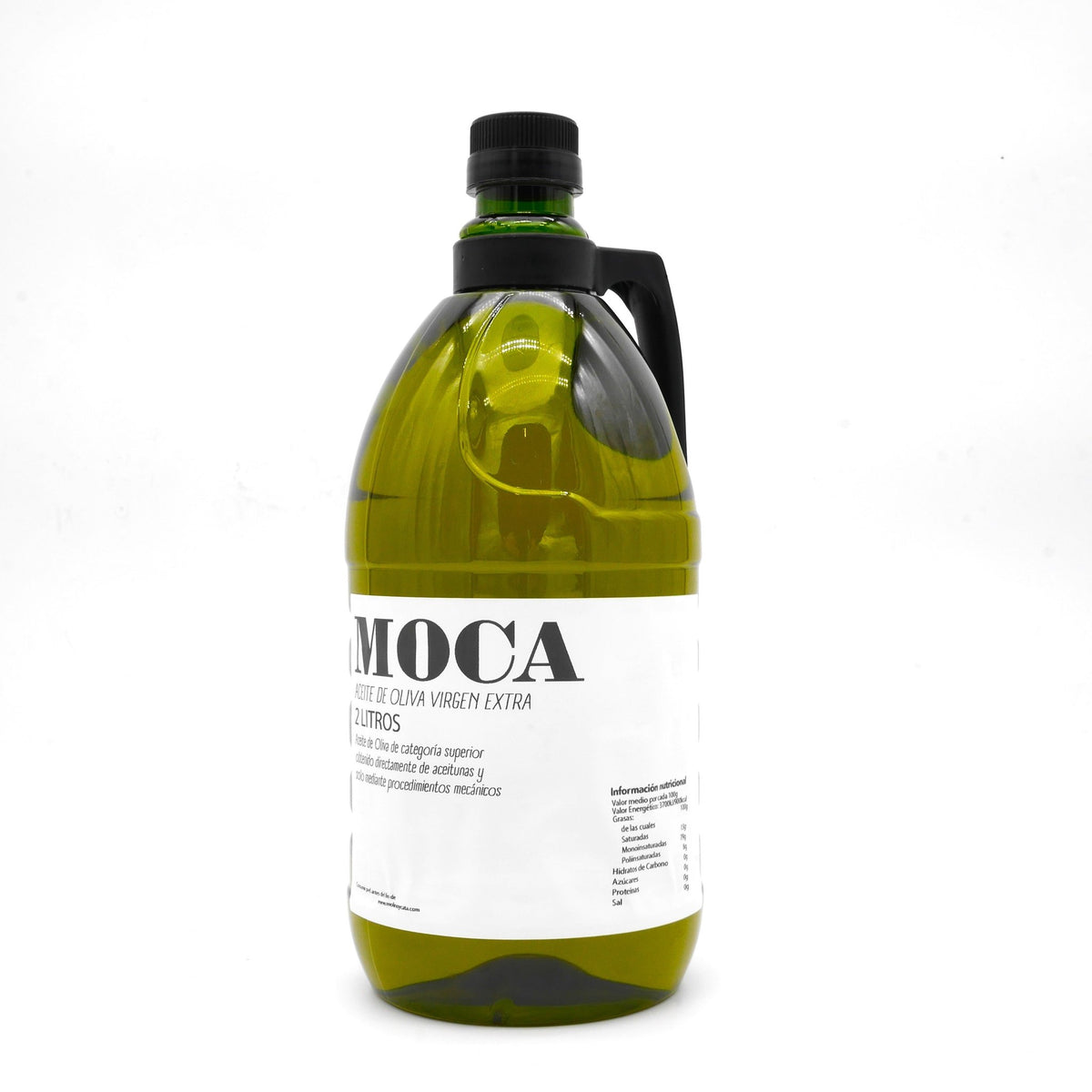 Garrafa Aceite de Oliva Virgen Extra de Jaén MOCA maduro de 2 litros de Molino y Cata