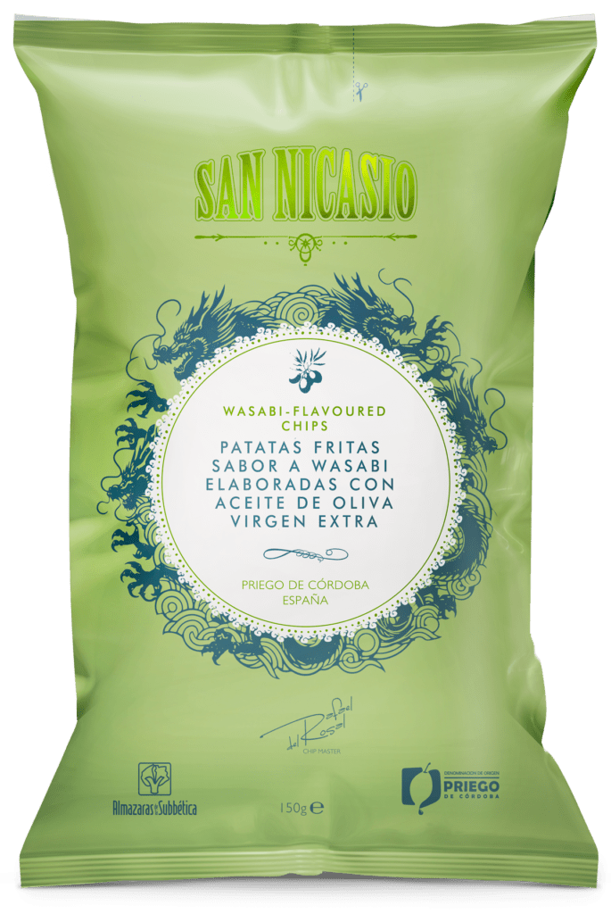 Patatas fritas con Aceite de Oliva Virgen Extra y Wasabi