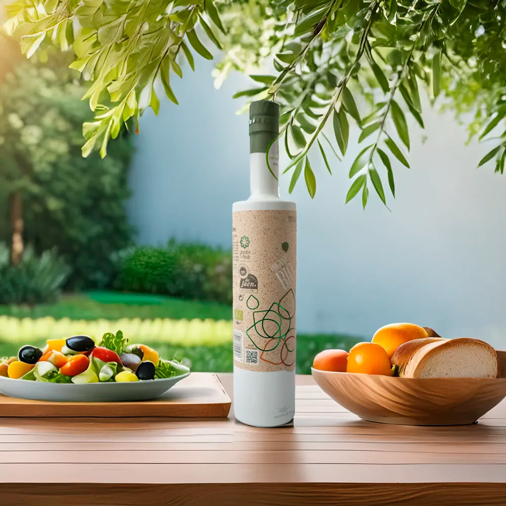 Oleicola Jaen ecologico en escena jardin