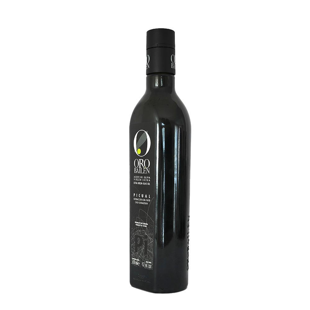 Oro Bailen Picual 500ml perfil derecho