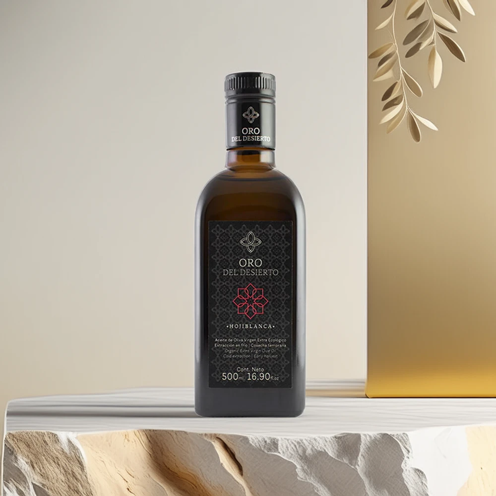 Oro del deiserto hojiblanca 500ml fondo lujo