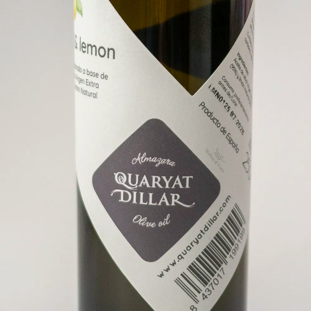 Quaryat Olive Oil & Lemon tag closeup