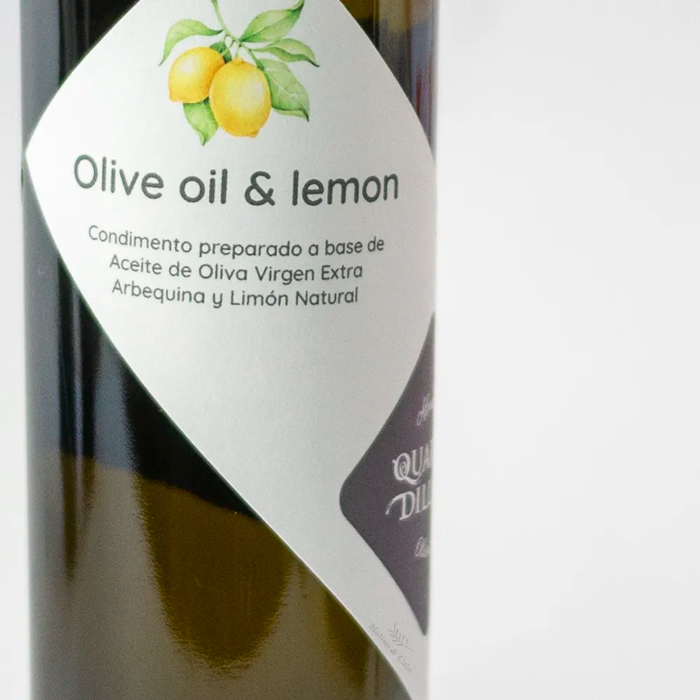 Quaryat Olive Oil & Lemon tag closeup