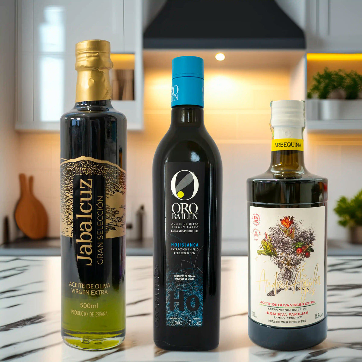 Jabalcuz Gran Seleccion, Oro Bailen Hojiblanca y Arbequina Andres Aguilar