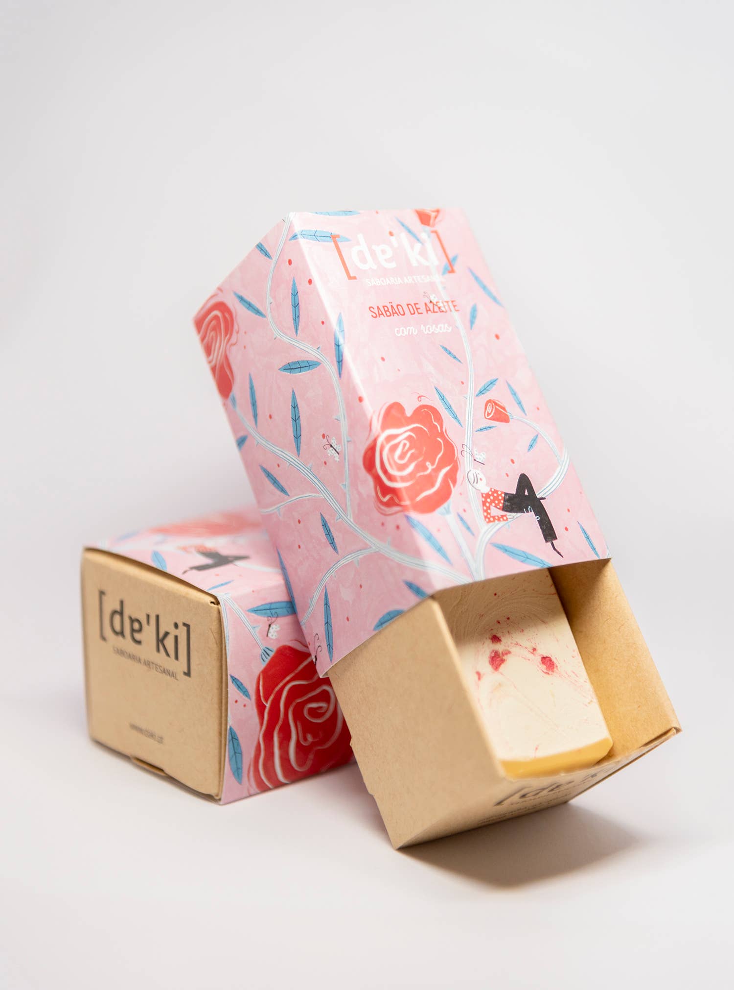 Jabón de Aceite de Oliva con Rosas